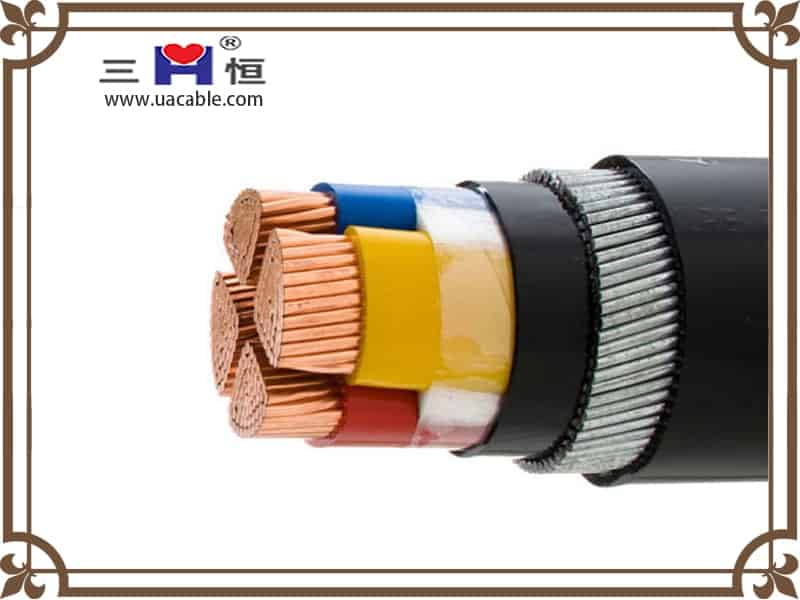 4-core extruded swa cable