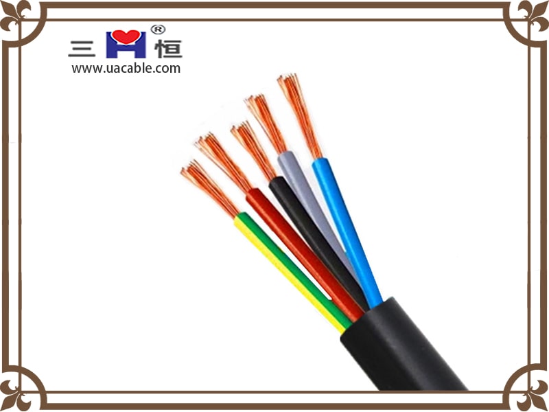 5-core flexible unshielded cable